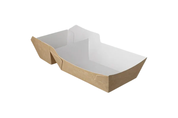 Snackbakjes A7+1 (A23) – Karton – Bruin/Wit