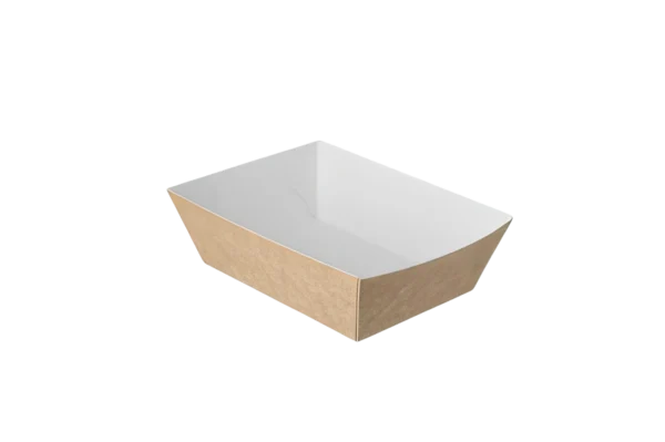 Snackbakjes A9 – Karton – Bruin/Wit