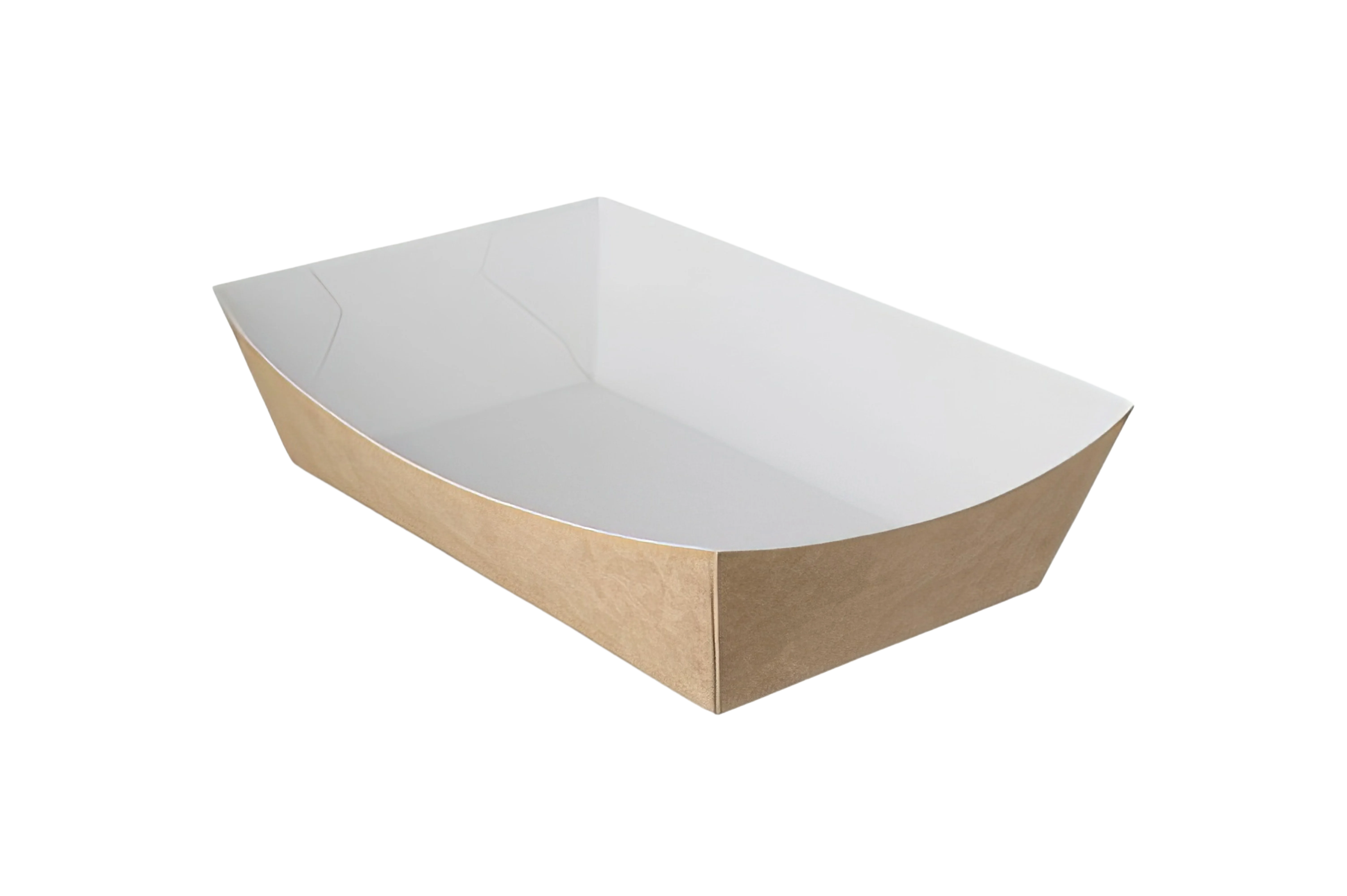 Snackbakjes A14 – Karton – Bruin/Wit