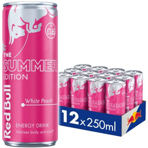 Red Bull Witte Perzik 12 x 25 cl.