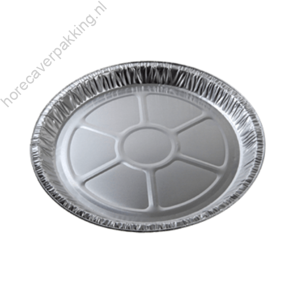 Aluminium bak 23cm rond hoog  400 stuks per doos