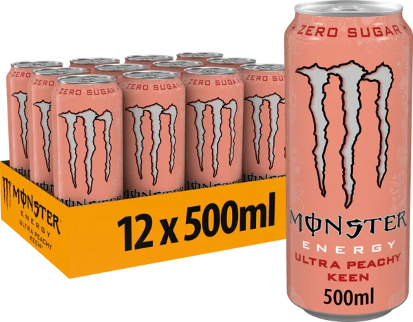 Monster Ultra Peach keen 12 x 50 cl.